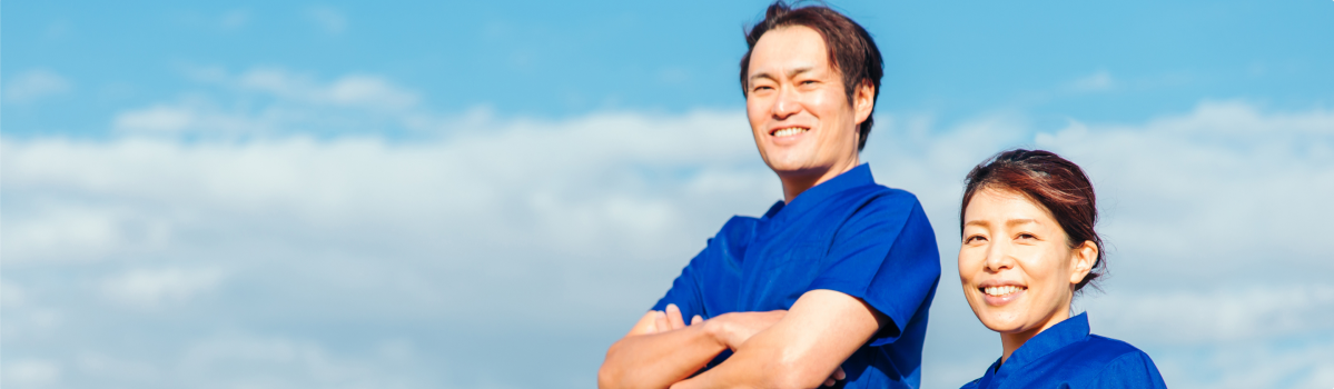 馬場医院長と副院長の姿